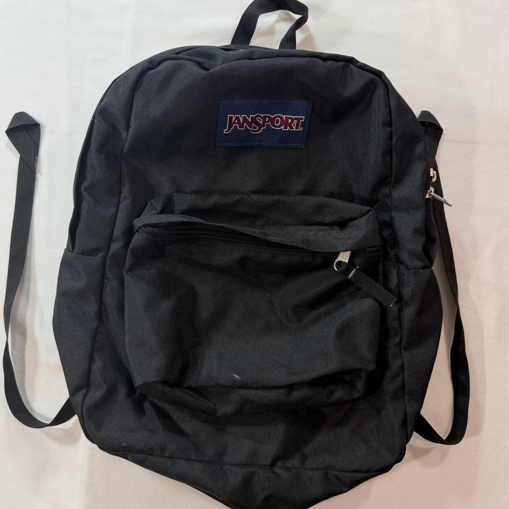 JanSport SuperBreak Backpack Black J501008 Classic School Book Bag